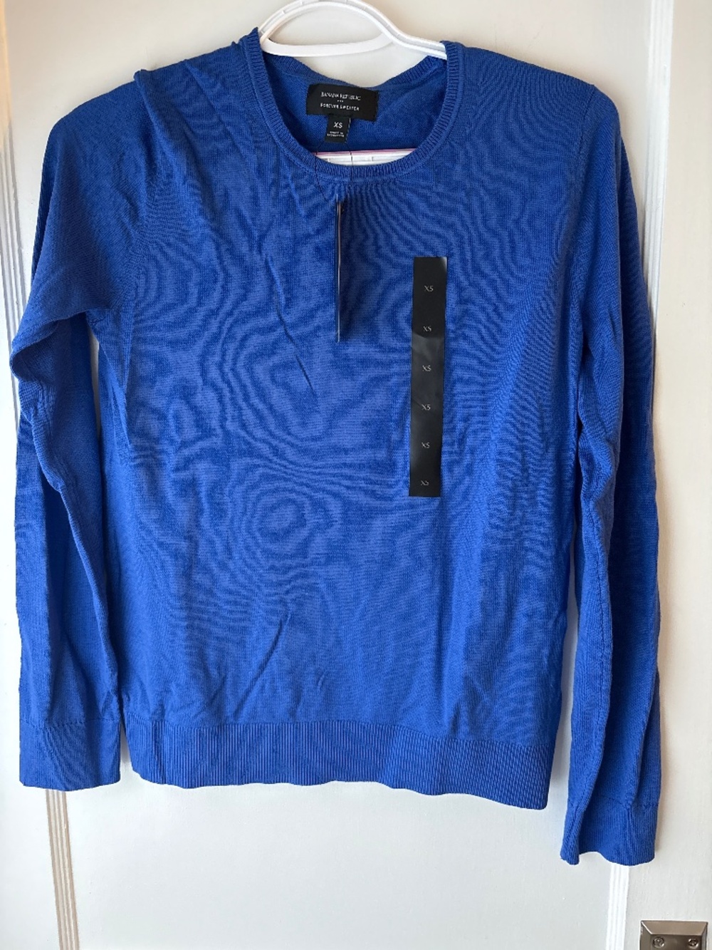 Banana Republic Royal Blue Forever Sweater, Sz XSP, NWT